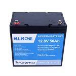 12,8 V 50 Ah Wiederaufladbarer Lithium-Ionen-Akku Lifepo4-Akku Lithium-Ionen-Akku