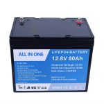 Lifepo4 Lithium-Ionen-Akku 12 V 80 Ah