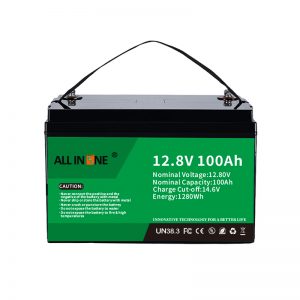 Fabrik maßgeschneiderte Power 12V 100AH LiFePO4 Lithium Eisen Phosphat Deep Cycle Autobatterie Marine Solar RV Batterien