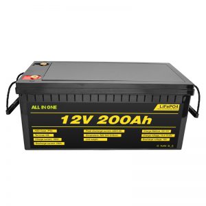 Anpassbare Elektroauto 12V Lifepo4 Batterie 12.8V 200ah mit 2000 Lebenszyklus Lifepo4 Batterie
