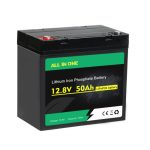 ALL IN ONE Lifepo4 Batterie 12v 50ah Deep Cycle