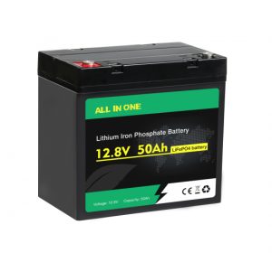 ALL IN ONE Lifepo4 Batterie 12v 50ah Deep Cycle